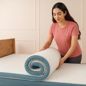 UrbanBed Cool Gel Memory Foam Mattress Topper King Size 72×72 | 2″ Thick Bed Topper | Plush 3-Zone Design Mattress Pad | Ideal for Back & Side Sleepers | Premium UltraFresh Cover | 5 Years Warranty